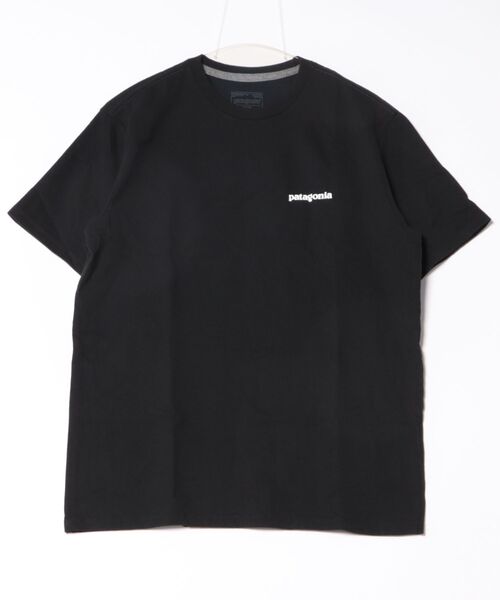 patagonia（パタゴニア）の「【Patagonia】38504/MEN'S P6 LOGO RESPONSIBILI TEE（Tシャツ/カットソー・メンズ・ブラック・XS）」の3枚目の写真