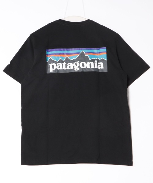 patagonia（パタゴニア）の「【Patagonia】38504/MEN'S P6 LOGO RESPONSIBILI TEE（Tシャツ/カットソー・メンズ・ブラック・XS）」の4枚目の写真