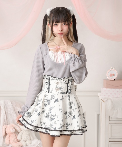 地雷 マーズ ブラウス フリル 十字架 ノエミー リボン スカパン