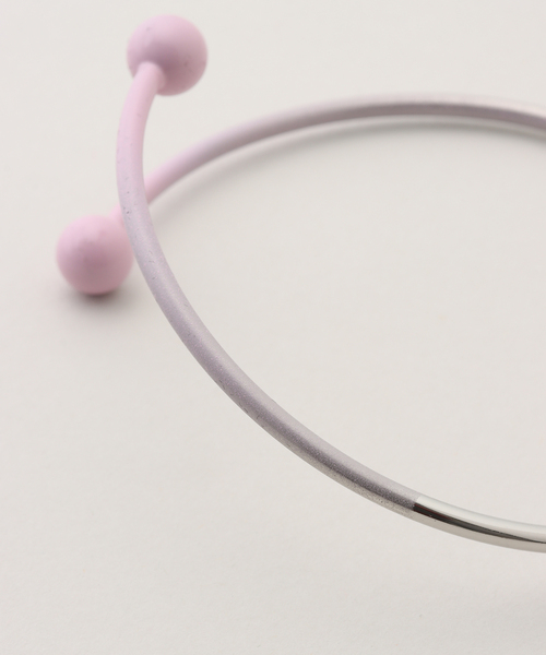 セール】【JUSTINE CLENQUET】SELMA GRADIENT PINK ARM CUFF