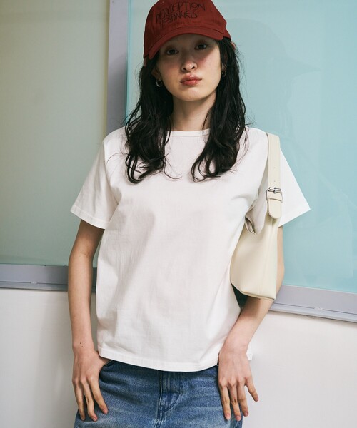 FREAK'S STORE(フリークスストア)の「JERZEES × FREAK'S STORE/ジャージーズ 限定展開 別注 2pack TEE・Tank top(2シャツ・タンクトップ)(Tシャツ/カットソー・レディース・ブラック/ホワイト/チャコールグレー/グレー・LARGE/MEDIUM/SMALL)」の8枚目の写真