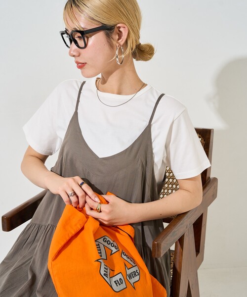 FREAK'S STORE(フリークスストア)の「JERZEES × FREAK'S STORE/ジャージーズ 限定展開 別注 2pack TEE・Tank top(2シャツ・タンクトップ)(Tシャツ/カットソー・レディース・ブラック/ホワイト/チャコールグレー/グレー・LARGE/MEDIUM/SMALL)」の18枚目の写真