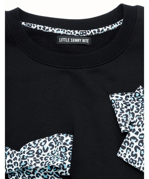 Little sunny bite（リトルサニーバイト）の「leopard sweat top（スウェット・レディース・ピンク/ブラック/ヘザーグレー・SMALL/MEDIUM）」の9枚目の写真