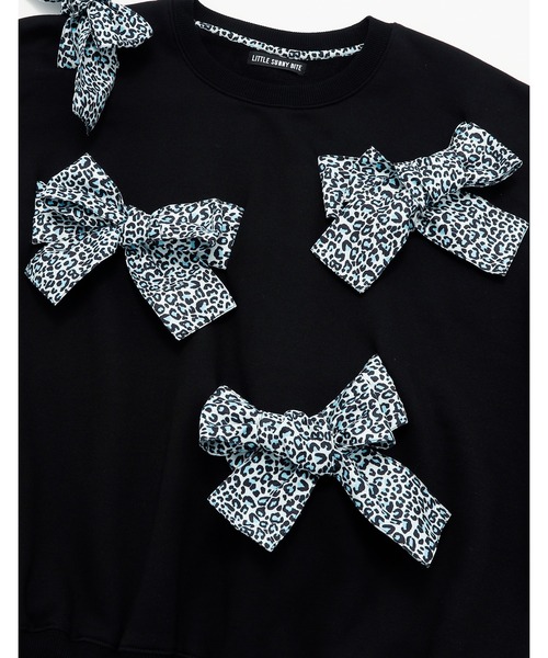 Little sunny bite（リトルサニーバイト）の「leopard sweat top（スウェット・レディース・ピンク/ブラック/ヘザーグレー・SMALL/MEDIUM）」の10枚目の写真