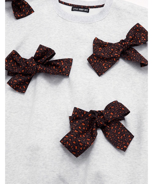 Little sunny bite（リトルサニーバイト）の「leopard sweat top（スウェット・レディース・ピンク/ブラック/ヘザーグレー・SMALL/MEDIUM）」の20枚目の写真