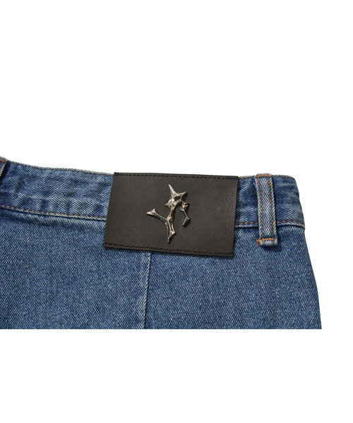 LIBERE（リベーレ）の「LIBERE リベーレ / WORK HALF PANTS ワイドシルエットペインターハーフパンツ / 251312-251313（デニムパンツ・メンズ・ブラック/ブルー・MEDIUM/SMALL/LARGE）」の10枚目の写真