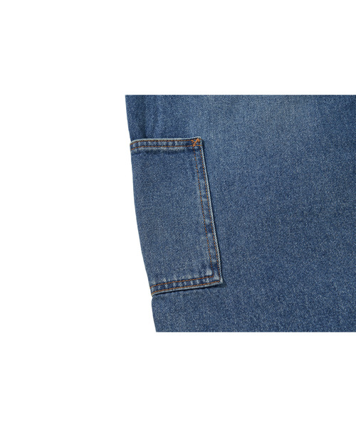 LIBERE（リベーレ）の「LIBERE リベーレ / WORK HALF PANTS ワイドシルエットペインターハーフパンツ / 251312-251313（デニムパンツ・メンズ・ブラック/ブルー・MEDIUM/SMALL/LARGE）」の8枚目の写真