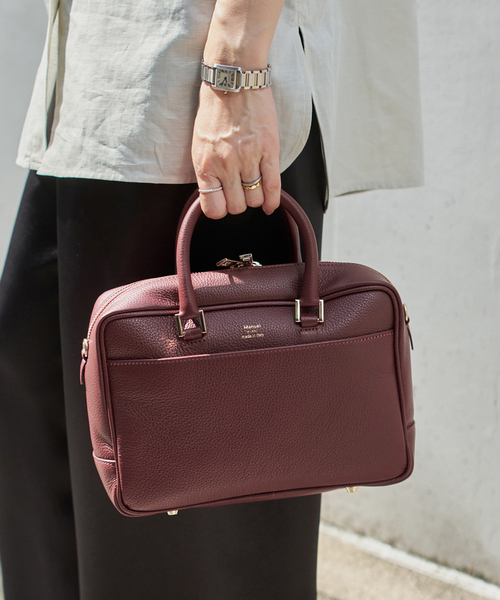 Manuel MILANO レザーバッグ Manuel MILANO/マニュエルミラノ】レザーバッグ（ハンドバッグ