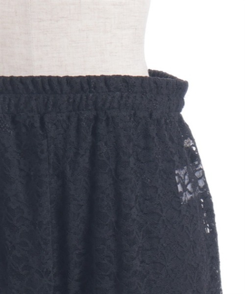 axes femme（アクシーズファム）の「ペチパン付レースレギンス（その他パンツ・レディース・ブラック/ホワイト・FREE）」の11枚目の写真