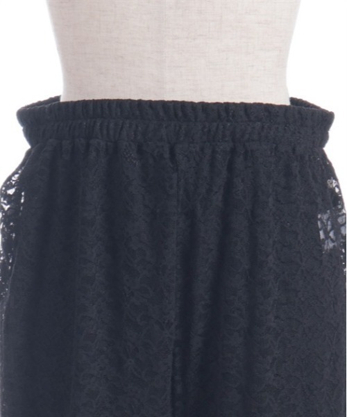 axes femme（アクシーズファム）の「ペチパン付レースレギンス（その他パンツ・レディース・ブラック/ホワイト・FREE）」の10枚目の写真