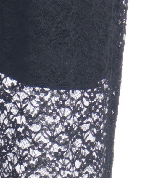 axes femme（アクシーズファム）の「ペチパン付レースレギンス（その他パンツ・レディース・ブラック/ホワイト・FREE）」の9枚目の写真