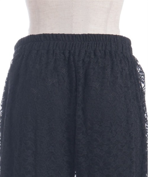 axes femme（アクシーズファム）の「ペチパン付レースレギンス（その他パンツ・レディース・ブラック/ホワイト・FREE）」の7枚目の写真