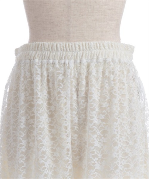 axes femme（アクシーズファム）の「ペチパン付レースレギンス（その他パンツ・レディース・ブラック/ホワイト・FREE）」の19枚目の写真