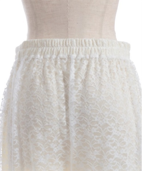 axes femme（アクシーズファム）の「ペチパン付レースレギンス（その他パンツ・レディース・ブラック/ホワイト・FREE）」の17枚目の写真