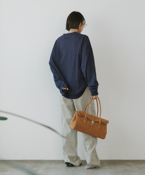 KUME(クメ)の「KUME/クメ Semi Wide Cargo Work Denim Pants デニム 秋物 秋服 2026年秋冬(デニムパンツ・レディース・オリーブ・S/M/L)」の15枚目の写真