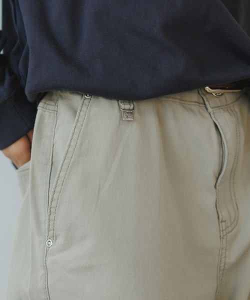 KUME(クメ)の「KUME/クメ Semi Wide Cargo Work Denim Pants デニム 秋物 秋服 2026年秋冬(デニムパンツ・レディース・オリーブ・S/M/L)」の10枚目の写真