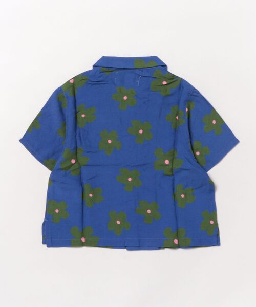 MARKEY'S（マーキーズ）の「総柄オープンカラー半袖シャツ【セットアップ可能】（セットアップ・キッズ・ブルー/ベージュ・90/100/110/120/130/140/150）」の11枚目の写真