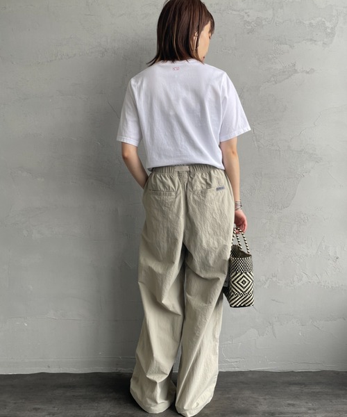 THE SHINZONE（ザ　シンゾーン）の「[THE SHINZONE/ザ シンゾーン] キャビン テレフォン Tシャツ（Tシャツ/カットソー・レディース・ホワイト/ブラック・0）」の7枚目の写真
