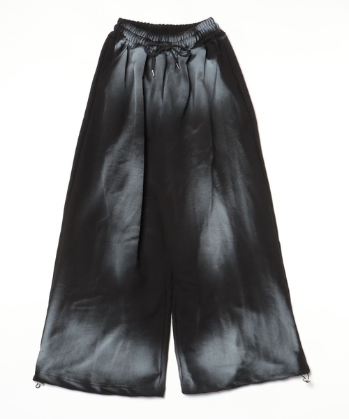 ARULE(アルール)の「A'GEM/9 × .kom 『ARULE/アルール』 スプレー加工スウェットパンツ(スウェットパンツ・メンズ・ホワイト×ブラック/ブラック・FREE)」の8枚目の写真