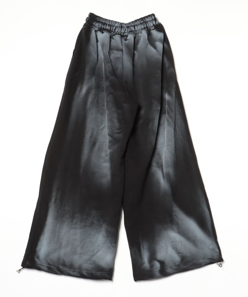 ARULE(アルール)の「A'GEM/9 × .kom 『ARULE/アルール』 スプレー加工スウェットパンツ(スウェットパンツ・メンズ・ホワイト×ブラック/ブラック・FREE)」の9枚目の写真