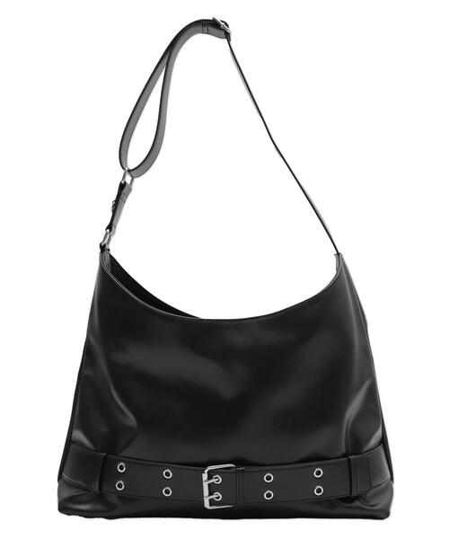 WEGO（ウィゴー）の「WEGO/ハトメベルトデザインショルダー（ショルダーバッグ・レディース・ブラック・FREE）」の8枚目の写真