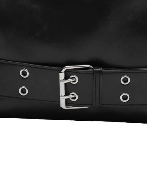 WEGO（ウィゴー）の「WEGO/ハトメベルトデザインショルダー（ショルダーバッグ・レディース・ブラック・FREE）」の13枚目の写真