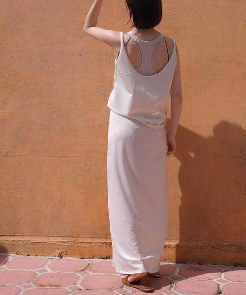 AKTE（アクテ）の「フロントツイストビーチスカート（スカート・レディース・アイボリー/ブラック・1/2）」の8枚目の写真