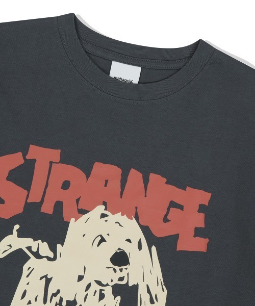 MAHAGRID(マハグリッド)の「『mahagrid/マハグリッド』STRANGE PUPPY TEE/ストレンジパピー Tシャツ(Tシャツ/カットソー・メンズ・チャコールグレー/ホワイト・L/M/S)」の10枚目の写真