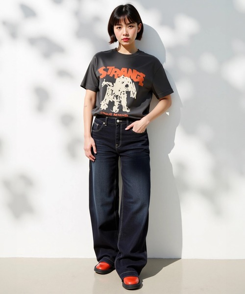 【mahagrid】25SS★ STRANGE PUPPY TEE Shipping Begin 7/24]STRANGE PUPPY TEE[CHARCOAL] - MAHAGRID