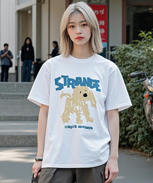 mahagrid/マハグリッド』STRANGE PUPPY TEE/ストレンジパピー Tシャツ