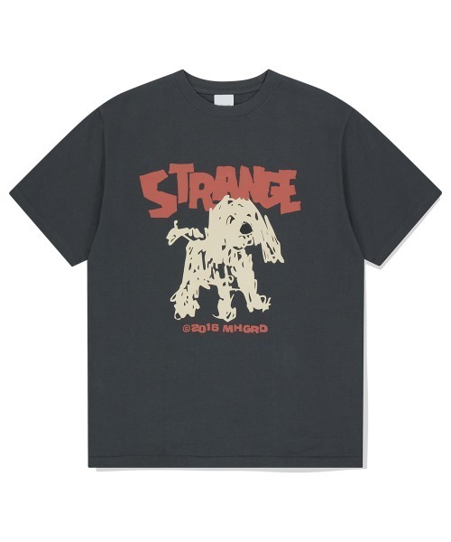MAHAGRID(マハグリッド)の「『mahagrid/マハグリッド』STRANGE PUPPY TEE/ストレンジパピー Tシャツ(Tシャツ/カットソー・メンズ・チャコールグレー/ホワイト・L/M/S)」の22枚目の写真