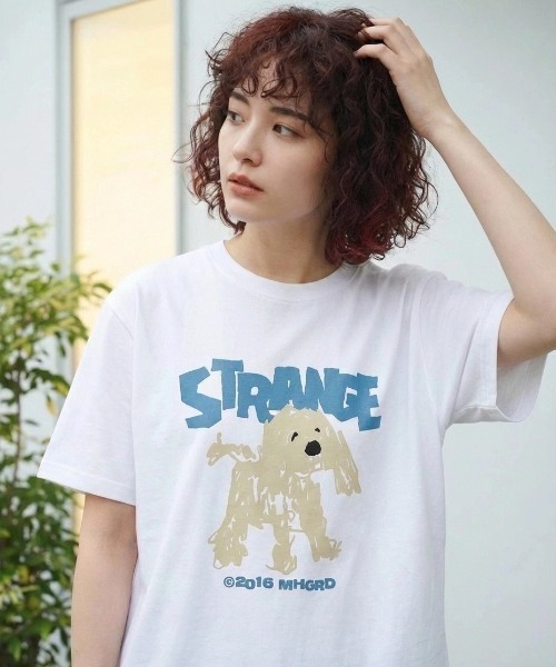 MAHAGRID(マハグリッド)の「『mahagrid/マハグリッド』STRANGE PUPPY TEE/ストレンジパピー Tシャツ(Tシャツ/カットソー・メンズ・チャコールグレー/ホワイト・L/M/S)」の18枚目の写真