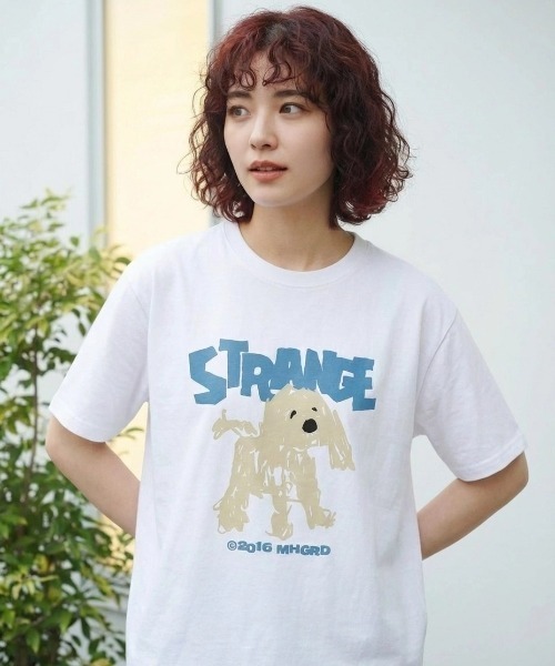 MAHAGRID(マハグリッド)の「『mahagrid/マハグリッド』STRANGE PUPPY TEE/ストレンジパピー Tシャツ(Tシャツ/カットソー・メンズ・チャコールグレー/ホワイト・L/M/S)」の19枚目の写真