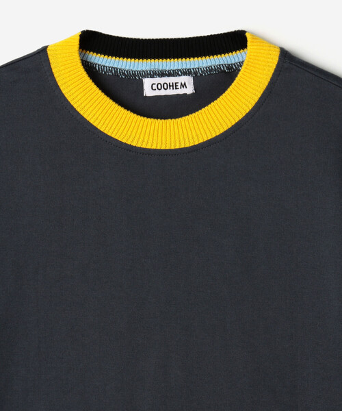 Coohem(コーヘン)の「COOHEM |〈別注〉サイドラインTシャツ WOMEN(Tシャツ/カットソー・レディース・ブラック/ダークグレー・M)」の12枚目の写真