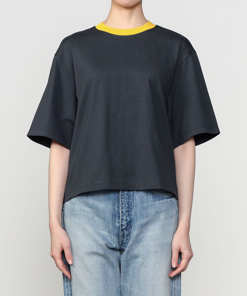 Coohem(コーヘン)の「COOHEM |〈別注〉サイドラインTシャツ WOMEN(Tシャツ/カットソー・レディース・ブラック/ダークグレー・M)」の13枚目の写真