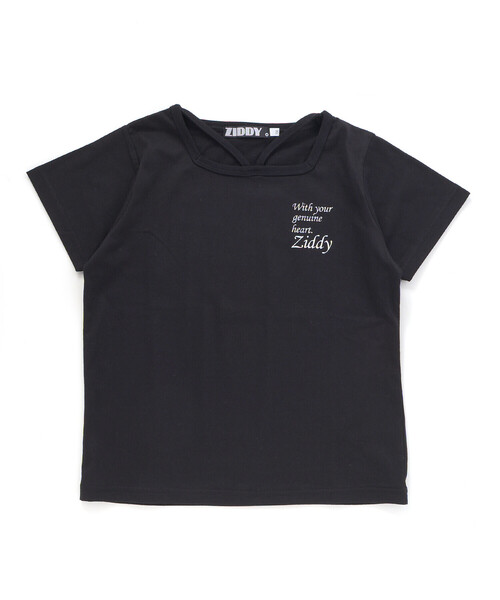 ZIDDY（ジディ）の「ジェルプリントTシャツ(130~160cm)（Tシャツ/カットソー・キッズ・ブラック/パープル・140cm/150cm/FREE/130cm）」の9枚目の写真