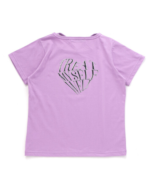 ZIDDY（ジディ）の「ジェルプリントTシャツ(130~160cm)（Tシャツ/カットソー・キッズ・ブラック/パープル・140cm/150cm/FREE/130cm）」の12枚目の写真