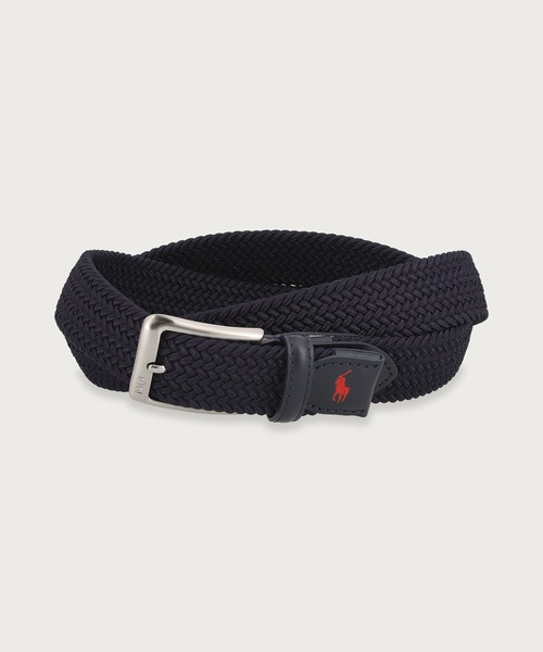 ゴムメッシュ 32mm カジュアルベルト（ベルト）｜POLO RALPH