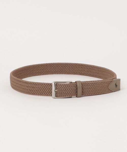 POLO RALPH LAUREN(ポロ ラルフ ローレン)の「ゴムメッシュ 32mm カジュアルベルト(ベルト・メンズ・グレー/アイボリー/ブラック/チョコ/スカイブルー/ピンク/ベージュ/ネイビー・85cm/95cm)」の13枚目の写真
