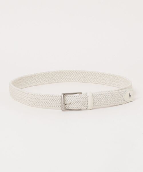 POLO RALPH LAUREN(ポロ ラルフ ローレン)の「ゴムメッシュ 32mm カジュアルベルト(ベルト・メンズ・グレー/アイボリー/ブラック/チョコ/スカイブルー/ピンク/ベージュ/ネイビー・85cm/95cm)」の17枚目の写真