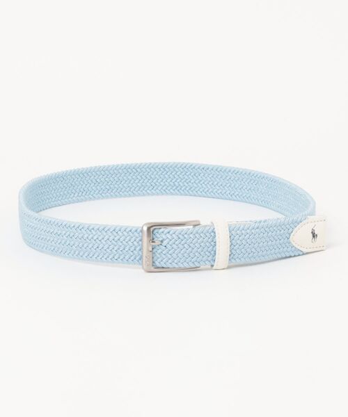 POLO RALPH LAUREN(ポロ ラルフ ローレン)の「ゴムメッシュ 32mm カジュアルベルト(ベルト・メンズ・グレー/アイボリー/ブラック/チョコ/スカイブルー/ピンク/ベージュ/ネイビー・85cm/95cm)」の12枚目の写真