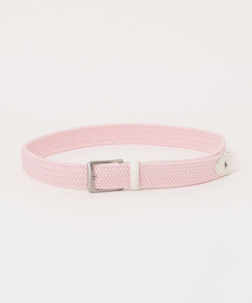 POLO RALPH LAUREN(ポロ ラルフ ローレン)の「ゴムメッシュ 32mm カジュアルベルト(ベルト・メンズ・グレー/アイボリー/ブラック/チョコ/スカイブルー/ピンク/ベージュ/ネイビー・85cm/95cm)」の10枚目の写真