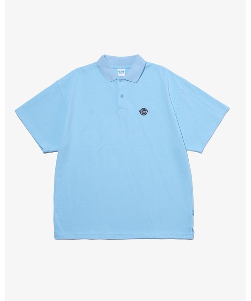 KEBOZ（ケボズ）の「BB WAPPEN S/S POLO（ポロシャツ・メンズ・ブラック/スカイブルー/グレー/ホワイト/オレンジ・L/M/S/XL/2XL）」の4枚目の写真
