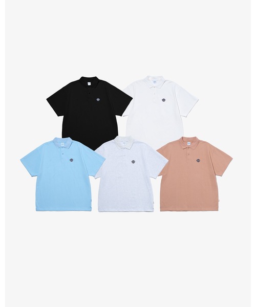 KEBOZ（ケボズ）の「BB WAPPEN S/S POLO（ポロシャツ・メンズ・ブラック/スカイブルー/グレー/ホワイト/オレンジ・L/M/S/XL/2XL）」の7枚目の写真