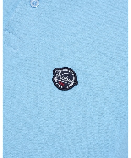KEBOZ（ケボズ）の「BB WAPPEN S/S POLO（ポロシャツ・メンズ・ブラック/スカイブルー/グレー/ホワイト/オレンジ・L/M/S/XL/2XL）」の12枚目の写真