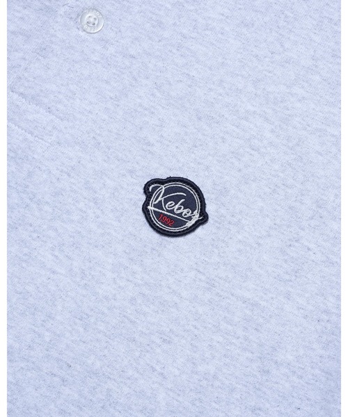 KEBOZ（ケボズ）の「BB WAPPEN S/S POLO（ポロシャツ・メンズ・ブラック/スカイブルー/グレー/ホワイト/オレンジ・L/M/S/XL/2XL）」の6枚目の写真