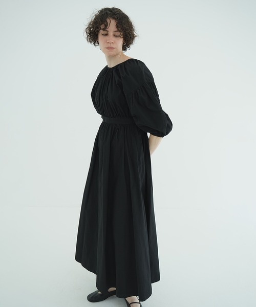 セール】BACK SCHOEN GATHER ONEPIECE（ワンピース）｜CLANE