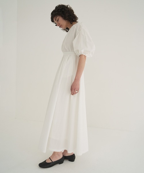 セール】BACK SCHOEN GATHER ONEPIECE（ワンピース）｜CLANE