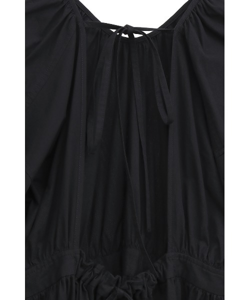 CLANE（クラネ）の「BACK SCHOEN GATHER ONEPIECE（ワンピース・レディース・ブラック/ホワイト/ベージュ・0/2/1）」の15枚目の写真