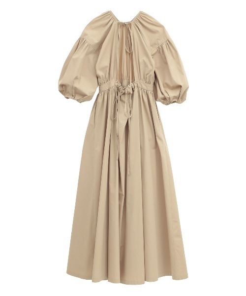 セール】BACK SCHOEN GATHER ONEPIECE（ワンピース）｜CLANE（クラネ